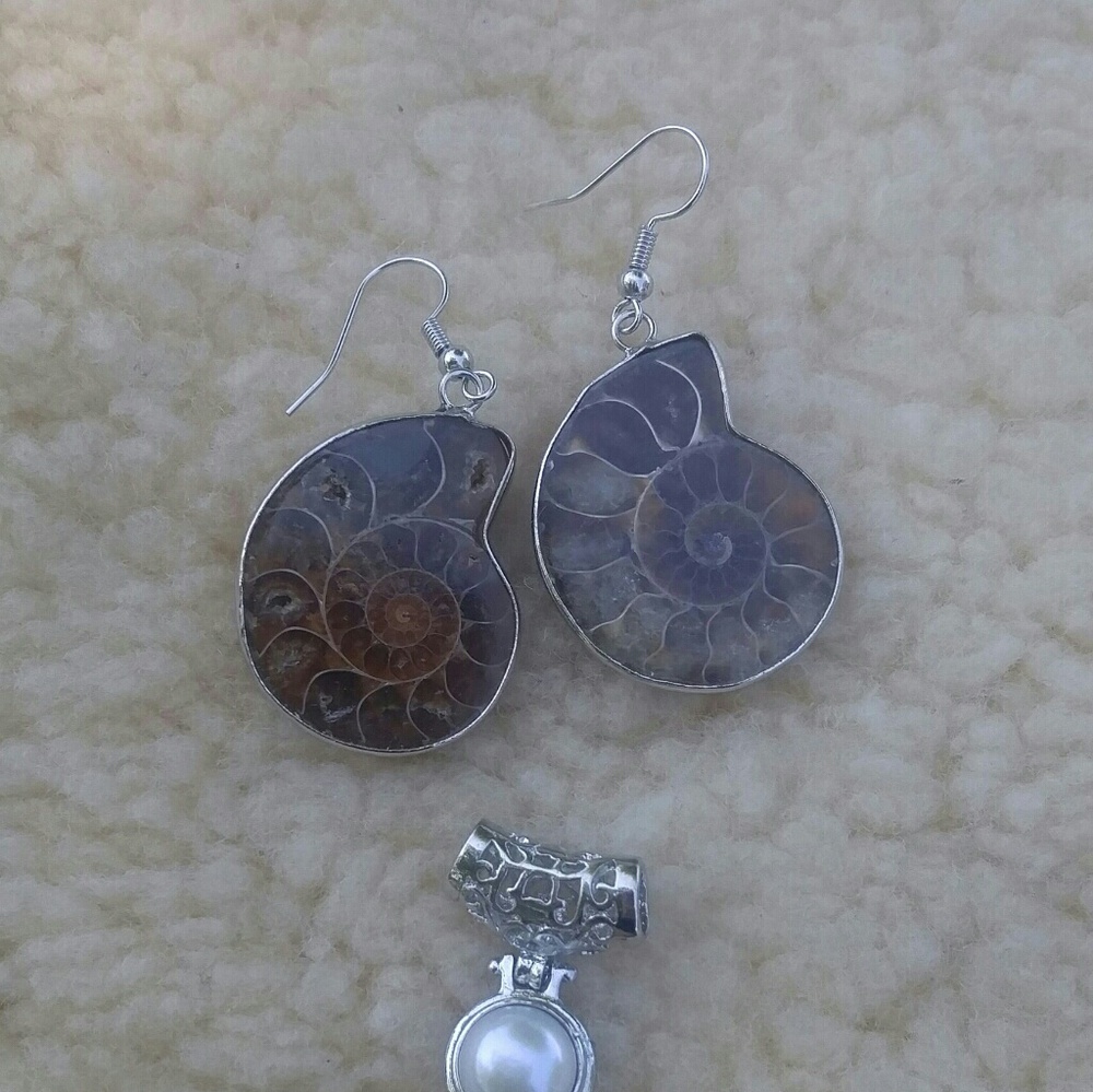 Shell Necklace And Earring Set - image 2
